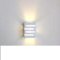 Arandela Light 4 Aletas 2 Fachos Abertos Soquete G9 Plaslumi Branco
