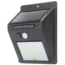 Arandela Luminária 30 Led Energia Solar Sensor De Presença - Solare