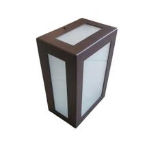 Arandela Luminária 5 Vidros Retangular Alumínio E27 Ext/int - Marorm Arandela Luminária 5 Vidros Retangular Alumínio E27 Ext/int - Marorm