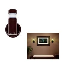 Arandela Luminária Aura Parede interna externa muro Marrom