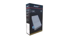 Arandela Luminária Avant LED Cube Branca Fosca 12W Bivolt