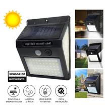 Arandela Luminária C/ Placa Solar e Sensor de Presença - ECOODA Arandela Luminária C/ Placa Solar e Sensor de Presença - ECOODA