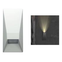 Arandela Luminária Capri Parede Externo Interno Muro Branca Arandela Luminária Capri Parede Externo Interno Muro Branca