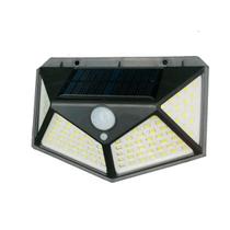 Arandela Luminária com 100 Leds Solar a Prova D'água