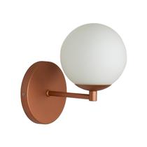 Arandela Luminária Cristal Globo 10 cm Moderno Cobre 009