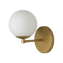 Arandela Luminária Cristal Globo 10 cm Moderno Dourado 009 Arandela Luminária Cristal Globo 10 cm Moderno Dourado 009