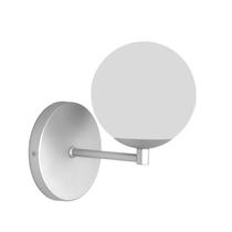 Arandela Luminária Cristal Globo 12 cm Moderno Prata 009 Arandela Luminária Cristal Globo 12 cm Moderno Prata 009