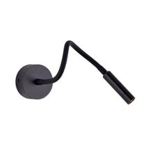 Arandela Luminária de Cabeceira Leitura Flexivel Preta Led 3W 3000K Bivolt DS8273 Delis Arandela Luminária de Cabeceira Leitura Flexivel Preta Led 3W 3000K Bivolt DS8273 Delis