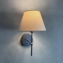 Arandela luminaria De Parede Clássica Com Cúpula Ref 19 algodão Para Decoração iluminação de Casa