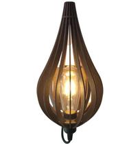 Arandela Luminária de Parede Gota 16x30cm - Design Elegante e Moderno para Iluminação Sofisticada