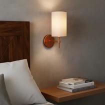 Arandela Luminária de Parede Nayara de aluminio e Bivolt Com Cúpula Algodão Ref 82