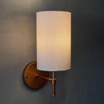 Arandela Luminária de Parede Nayara Premium Bivolt Com Cúpula Para Sala, Corredor, Quarto, Cama, Corredor, cabeceira