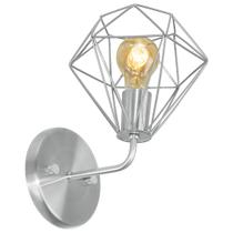 Arandela Luminária Diamante Aramado Cromado