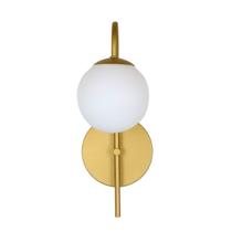 Arandela Luminária Ignis Globo 10 cm Moderno Dourado 001