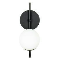 Arandela Luminária Ignis Globo 12 cm Moderno Preto 001