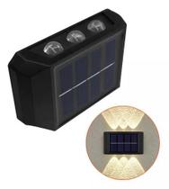 Arandela Luminária Lâmpada Led De Parede Sensor Solar
