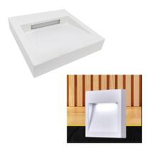 Arandela Luminária Led Viena Parede Externo Interno Branca Arandela Luminária Led Viena Parede Externo Interno Branca