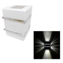 Arandela Luminária Light Int Ext 2 Facho 2 Aleta G9 Branca