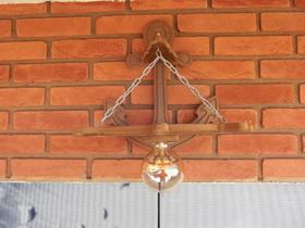 Arandela Luminária Lustre Leme De Navio Rustico 110/220V Arandela Luminária Lustre Leme De Navio Rustico 110/220V