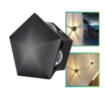 Arandela Luminária Luxo 6w Focos De Iluminação Branco Quente Decoração Interior e Exterior BD156Y