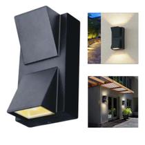 Arandela Luminária Luxo Moderna 2 Fachos Iluminação LED 6w Interna e Externa Parede BD86Y