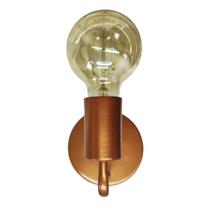 Arandela Luminária Parede Moderna Sala Cama Cabeceira Cobre