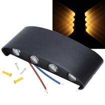 Arandela Luminaria Parede Spot 8W 8 Fachos Luz Led Iluminaçao Casa Garagem Varanda Quintal Jardim Predio Decoraçao Arandela Luminaria Parede Spot 8W 8 Fachos Luz Led Iluminaçao Casa Garagem Varanda Quintal Jardim Predio Decoraçao