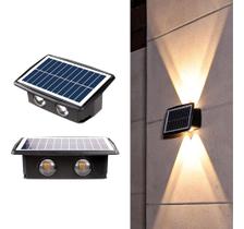 Arandela Luminária Solar Parede Externa Com Sensor 4 Fachos Arandela Luminária Solar Parede Externa Com Sensor 4 Fachos