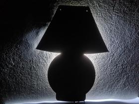 Arandela Luz Noturna Silhueta Abajur Moderno Luminária - Geeknario