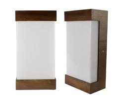Arandela Madeira/Acrílico Reta Imbuia 20cm 1x E27 MadeLuz Arandela Madeira/Acrílico Reta Imbuia 20cm 1x E27 MadeLuz