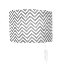 Arandela Meia Lua Cinza Quarto Bebê Infantil Menino Menina Arandela Meia Lua Cinza Quarto Bebê Infantil Menino Menina