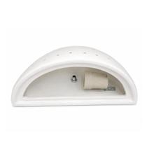 Arandela meia lua decorativa branca e27 Arandela meia lua decorativa branca e27