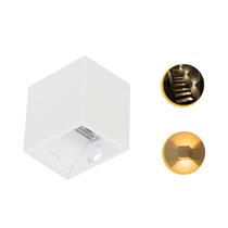 Arandela Mini Led 2w Branco Quente Cubo Bivolt Arandela Mini Led 2w Branco Quente Cubo Bivolt