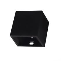 Arandela Mini Led 2W Preta 2 fachos luz 3000K Branco Quente Arandela Mini Led 2W Preta 2 fachos luz 3000K Branco Quente
