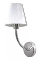 Arandela Modern 1 Lamp. E27 / Cromado, Bege - Ref: 2112