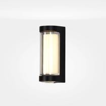Arandela Modern Mini Preto 9,5cm Led 4W 3000K Bivolt IP54 Arandela Modern Mini Preto 9,5cm Led 4W 3000K Bivolt IP54