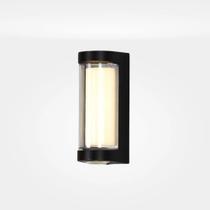 Arandela Modern Preta 18cm Led 12W 3000K Bivolt IP54 Arandela Modern Preta 18cm Led 12W 3000K Bivolt IP54