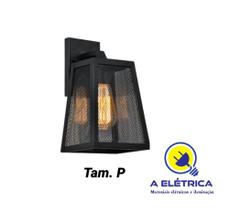 arandela moderna 4 faces london preta AM402P-P cod 9956