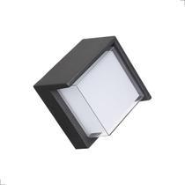 Arandela Moderna Área Externa Preta Quadrada A Prova De Água Mini Iglu 8W Arandela Moderna Área Externa Preta Quadrada A Prova De Água Mini Iglu 8W