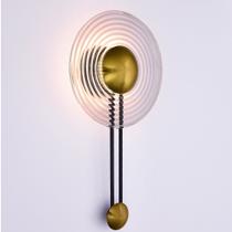 Arandela Moderna Interna Led 6w 3000k Scudo Bronze 30x56cm Bivolt