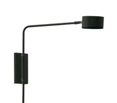 Arandela Moobe Pan Simples Preto direcionável 3.000k 220V 240 lumens Cod. 6178 - Metal Domado