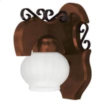 Arandela Muller Canga 1 Lâmpada Envelhecido 330E Arandela Muller Canga 1 Lâmpada Envelhecido 330E