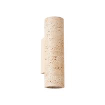 Arandela Nordecor Tivo Tub 90011 30cm 2xGU10 Mármore Travertino Bivolt Arandela Nordecor Tivo Tub 90011 30cm 2xGU10 Mármore Travertino Bivolt