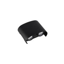 Arandela Nordecor Yori 2 4w Led Bivolt Preto 3000k Arandela Nordecor Yori 2 4w Led Bivolt Preto 3000k