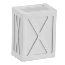 Arandela Onix Triplo X Branca Com Lente Leitosa 1 Lâmpada E27 DITAL