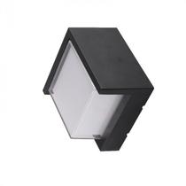 Arandela Out Base Preto Quadrado Bivolt - Hevvy