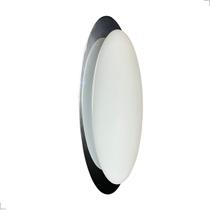 Arandela Oval Espelhada 1XG9 Com Vidro Fosco - A Mais Inspiração