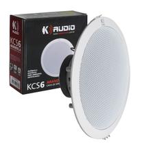 Arandela Para Som Ambiente 6 Polegadas Branca De Embutir KCS 6 KAudio