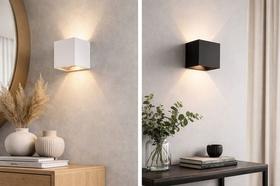 Arandela Parede Externa Interna Slim Led4w 3000k Facho Duplo - Arandela Parede Externa Interna Slim Led4w 3000k Facho Duplo -