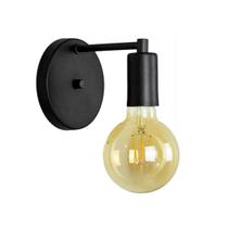Arandela Parede Industrial Vintage Moderna Garagem Preto